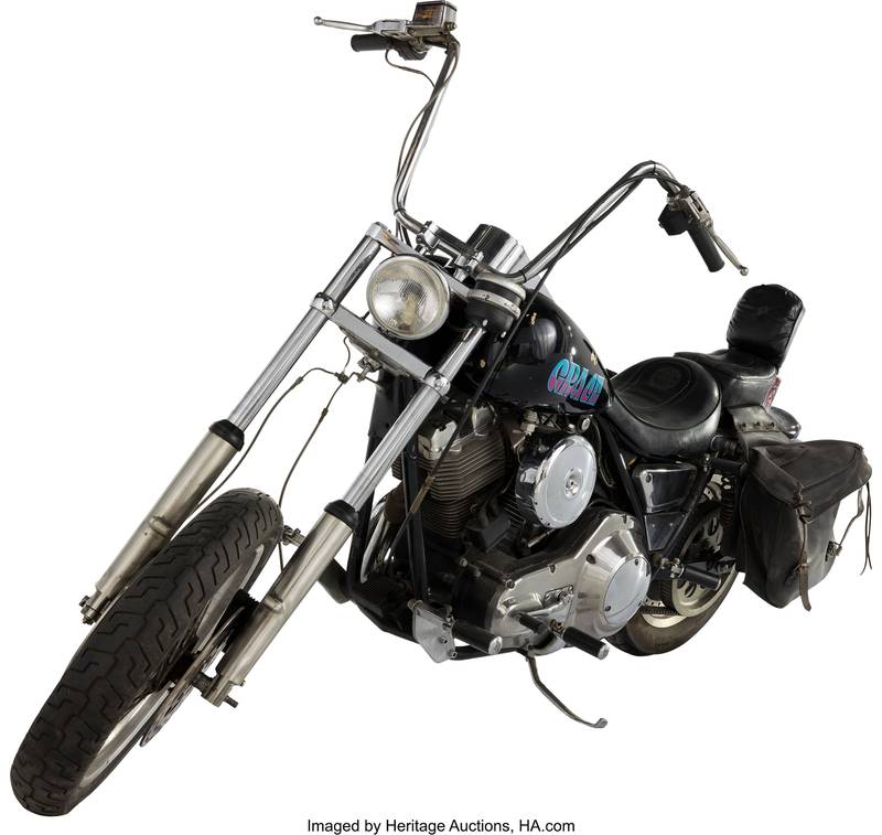 "Pulp Fiction" Bruce Willis "Butch Coolidge" custom Harley-Davidson FXR "Grace" chopper