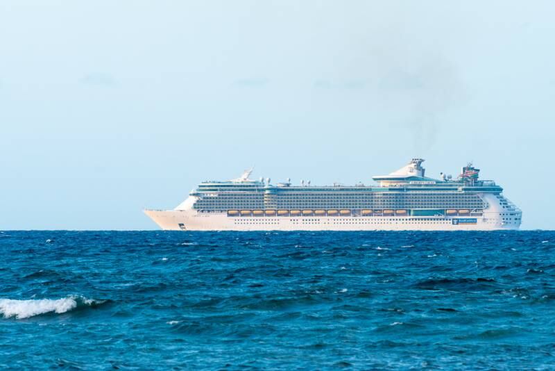 Officials say the man jumped off the 18-story Liberty of the Seas cruise ship 57 miles of Great Inagua. in front of his father and brother.