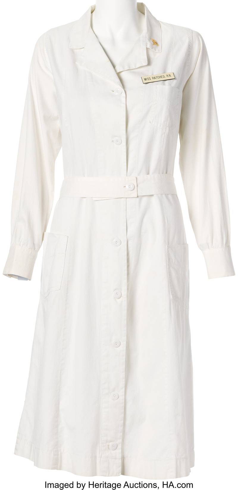 "One Flew Over the Cuckoo's Nest" Louise Fletcher "Nurse Mildred Ratched" screen-worn uniform