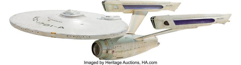 Star Trek 6-foot, Greg Jein-built USS Enterprise NCC-1701-A display model
