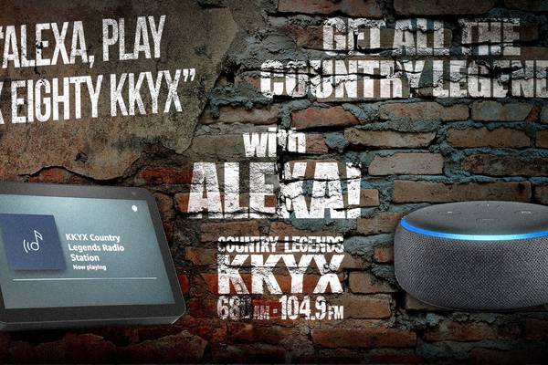 Listen to KKYX on Your Amazon Echo with Alexa