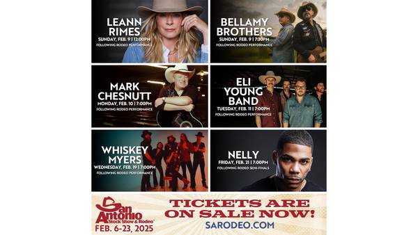 San Antonio Stock Show & Rodeo Announces NEW Entertainers for 2025