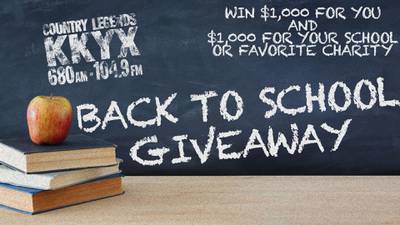 Enter to Win $1,000 for You AND $1,000 for Your School or Favorite Charity