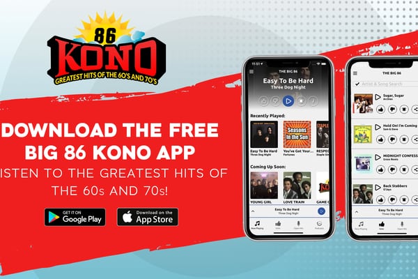 Listen Live Anywhere with The Big 86 App!