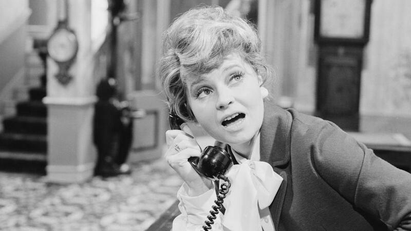 The actress played the sharp-tongued hotel manager on the British comedy series, "Fawlty Towers."