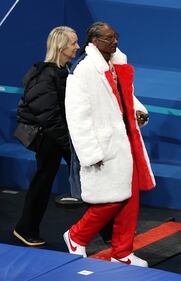 Snoop Dogg at the Olympics in Milan