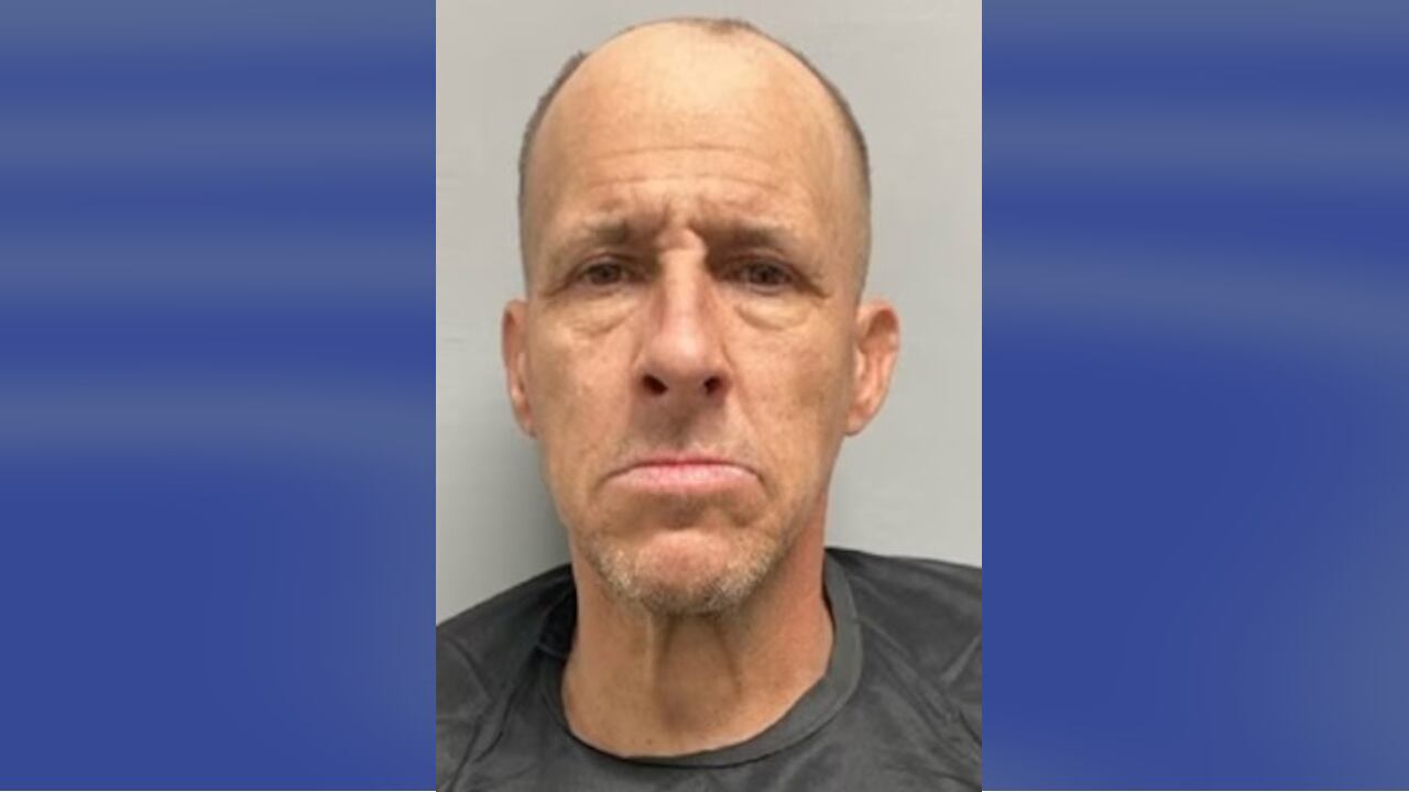 Roger Amos Jr. was arrested on Sunday.